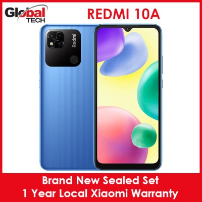 Xiaomi Redmi 10A 32GB or 64GB / Global Version / 1 Year Local XIaomi Warranty